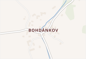 Bohdánkov v obci Bílá - mapa části obce