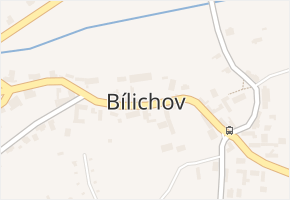 Bílichov v obci Bílichov - mapa části obce