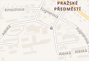 Aléská v obci Bílina - mapa ulice