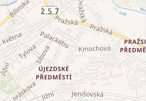 Bořeňská v obci Bílina - mapa ulice