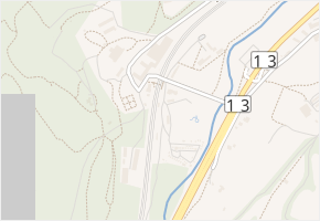 Kyselka v obci Bílina - mapa ulice