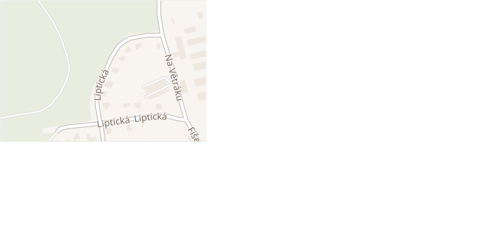 Liptická v obci Bílina - mapa ulice
