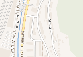 Sídliště U Nového nádraží v obci Bílina - mapa ulice