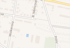 B. Němcové v obci Bílovec - mapa ulice
