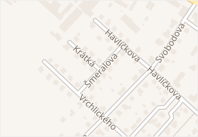 Šmeralova v obci Bílovec - mapa ulice