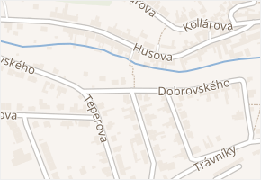 Dobrovského v obci Bílovice nad Svitavou - mapa ulice