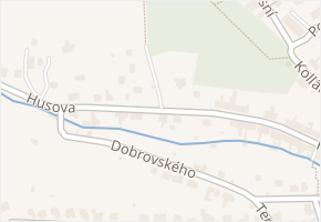 Husova v obci Bílovice nad Svitavou - mapa ulice