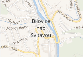 Nad Cihelnou v obci Bílovice nad Svitavou - mapa ulice