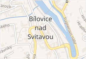 Nad Melatínem v obci Bílovice nad Svitavou - mapa ulice
