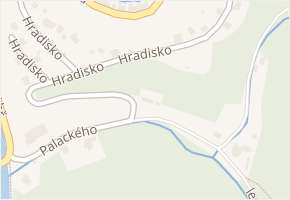 Palackého v obci Bílovice nad Svitavou - mapa ulice