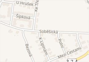 Soběšická v obci Bílovice nad Svitavou - mapa ulice