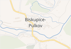 Biskupice v obci Biskupice-Pulkov - mapa části obce
