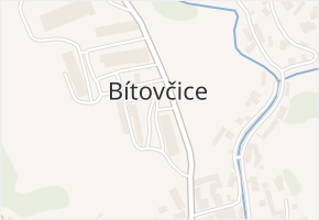 Bítovčice v obci Bítovčice - mapa části obce