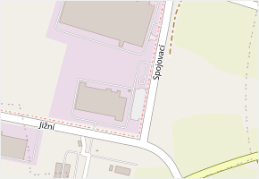 Spojovací v obci Bitozeves - mapa ulice