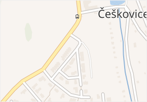 Češkovice v obci Blansko - mapa ulice
