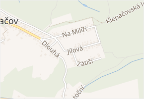 Jílová v obci Blansko - mapa ulice