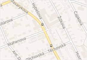 Masarykova v obci Blansko - mapa ulice