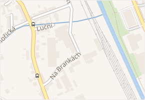 Na Brankách v obci Blansko - mapa ulice