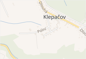 Polní v obci Blansko - mapa ulice