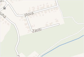 Zátiší v obci Blansko - mapa ulice