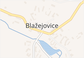 Blažejovice v obci Blažejovice - mapa části obce