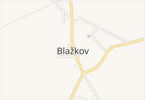 Blažkov v obci Blažkov - mapa části obce