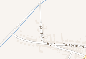 Ke Hřišti v obci Blažovice - mapa ulice