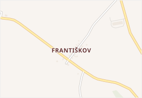 Františkov v obci Blížejov - mapa části obce