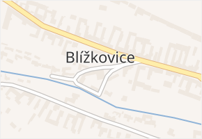 Blížkovice v obci Blížkovice - mapa části obce