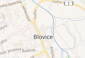 Bělohrobského v obci Blovice - mapa ulice