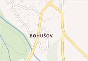 Bohušov v obci Blovice - mapa části obce