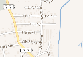 Drnkova v obci Blovice - mapa ulice