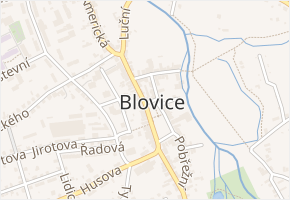 Habří v obci Blovice - mapa ulice
