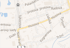 Kolmá v obci Blovice - mapa ulice