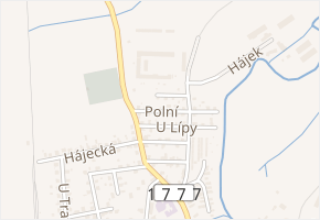 Polní v obci Blovice - mapa ulice