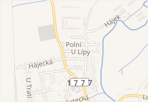 U lípy v obci Blovice - mapa ulice