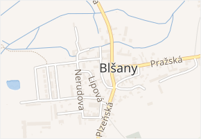 Havlíčkova v obci Blšany - mapa ulice