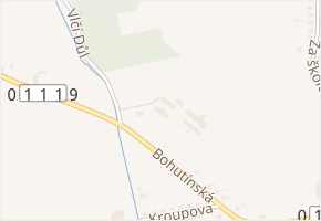 Bohutínská v obci Bludov - mapa ulice