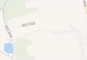 Vlčí Důl v obci Bludov - mapa ulice