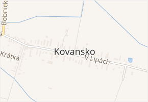 Nymburská v obci Bobnice - mapa ulice