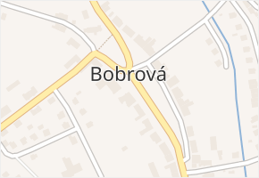 Bobrová v obci Bobrová - mapa části obce