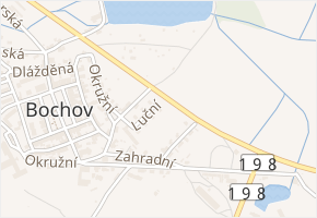 Luční v obci Bochov - mapa ulice