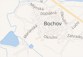 Obuvnická v obci Bochov - mapa ulice