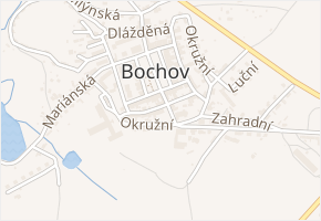 Školní v obci Bochov - mapa ulice
