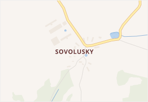 Sovolusky v obci Bochov - mapa části obce
