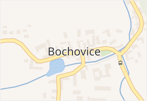 Bochovice v obci Bochovice - mapa části obce