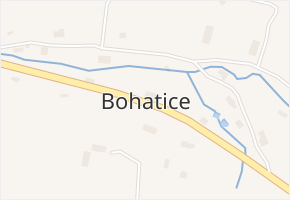 Bohatice v obci Bohatice - mapa části obce