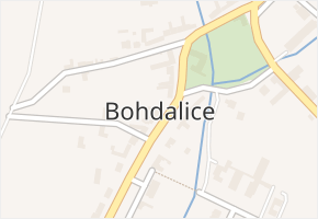 Bohdalice v obci Bohdalice-Pavlovice - mapa části obce