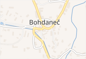 Bohdaneč v obci Bohdaneč - mapa části obce