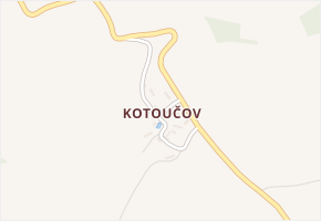 Kotoučov v obci Bohdaneč - mapa části obce